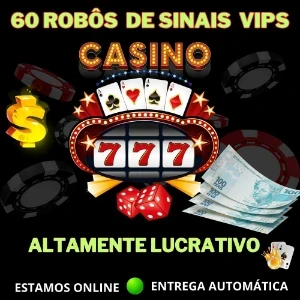60 robôs de sinais de cassinos por 12,99✅🥷🏾 - Outros