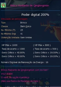 Conta Ladmo Server Omegamon - Digimon Masters Online
