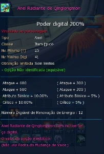 Conta Ladmo Server Omegamon - Digimon Masters Online