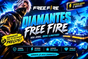 Diamantes Free Fire | Melhor Preço | Entrega Rápida