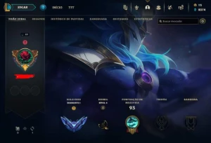 Conta Diamante 1 58% winrate - League of Legends LOL