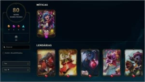 Conta League of Legends LOL