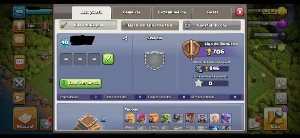 Conta de Clash of Clans