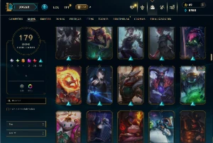 Conta De League Of Legends Mono Jax 179 Skins LOL