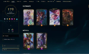 Conta De League Of Legends Mono Jax 179 Skins LOL