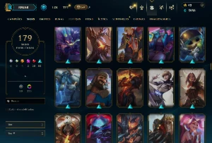 Conta De League Of Legends Mono Jax 179 Skins LOL