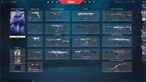 Conta de valorant: Platina 3 / +700 reais gastos, mtas skins
