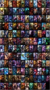 Conta Plat 3 - 143 skins -todos campeões - 16 pagina de runa - League of Legends LOL