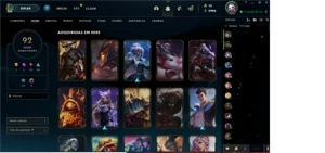 Conta de lol 92 skins - League of Legends