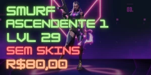Conta Ascendente 1(este ato) - Sem Skins - Lvl 29 - Valorant