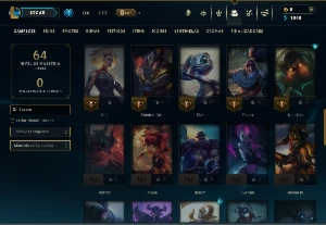 Mestre com 55 Champs e 14 Skins ( 172 PDL ) - League of Legends LOL