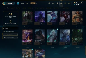 Mestre com 55 Champs e 14 Skins ( 172 PDL ) - League of Legends LOL