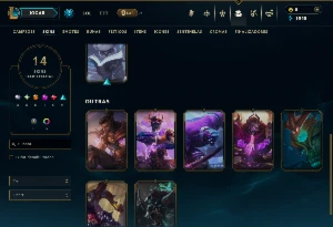 Mestre com 55 Champs e 14 Skins ( 172 PDL ) - League of Legends LOL