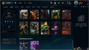 Conta Smurf com King Rammus - League of Legends LOL