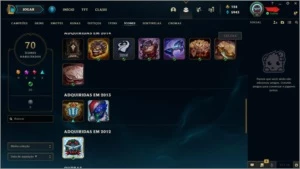 Conta Smurf com King Rammus - League of Legends LOL