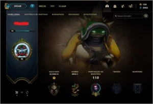 Conta Smurf com King Rammus - League of Legends LOL
