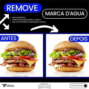 Vou remover marca d'agua de qualquer imagem - Serviços Digitais