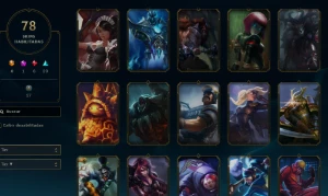 CONTA LOL - LVL 165 - 138 Champions - 78 Skins - FULL ACESSO - League of Legends