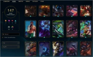 Conta completa League of Legends LOL