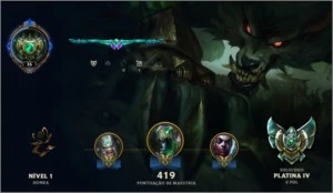 Conta completa League of Legends LOL