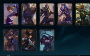 Conta lol com 99 campeões e 76 skins - League of Legends