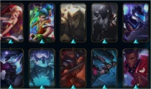 Conta lol com 99 campeões e 76 skins - League of Legends