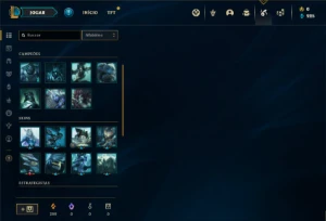 Conta platina 3 com 22 Champs e 3 Skins + 15 Espolios - League of Legends LOL