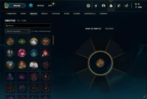 Conta platina 3 com 22 Champs e 3 Skins + 15 Espolios - League of Legends LOL