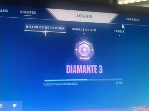 CONTA VALORANT DIAMANTE 3 MUITAS SKINS