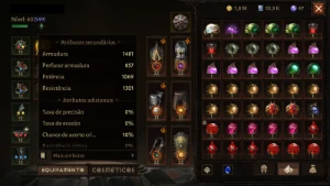 CRUZADO 2000 RESSONÂNCIA com itens do T8 - Diablo Immortal