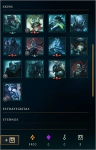 Prata 1 - 8 reais - League of Legends LOL