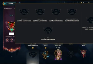 Unranked com TODOS os Champs e 133 Skins ( JG / MID / ADC ) - League of Legends LOL