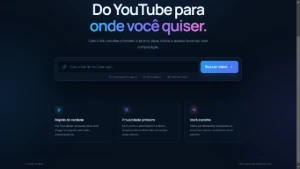 Script YouTube Downloader PHP 8.1 com Interface Profissional - Sites, Lojas e Sistemas Prontos Sites e Scripts