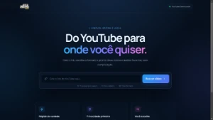 Script YouTube Downloader PHP 8.1 com Interface Profissional - Sites, Lojas e Sistemas Prontos Sites e Scripts