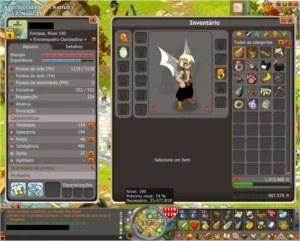 Dofus Eni Nivel 190, Servidor Spiritia