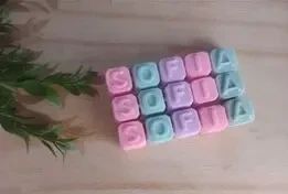 Sabonete Nome (4 Letras) 50 Unid. - Artesanato e Personalizados