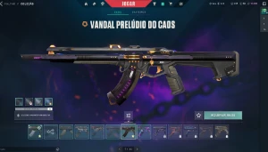 Conta Valorant Vandal Sublime, prelúgio, Karambit Saqueador