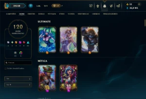 Unranked com TODOS os Champs e 120 Skins ( ADC / MID / JG ) - League of Legends LOL