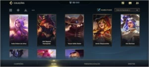 WILD RIFT ACC D4 com várias skins - League of Legends: Wild Rift LOL WR