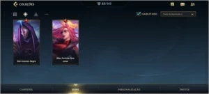 WILD RIFT ACC D4 com várias skins - League of Legends: Wild Rift LOL WR