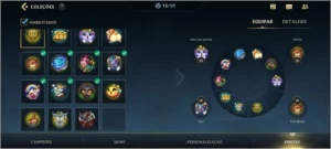 WILD RIFT ACC D4 com várias skins - League of Legends: Wild Rift LOL WR
