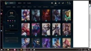 CONTA DE LOL 99 SKINS - League of Legends