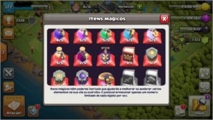 CV 12 e 11 Semi-FULL com vários itens - Clash of Clans
