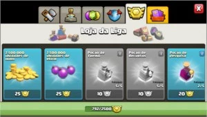 CV 12 e 11 Semi-FULL com vários itens - Clash of Clans