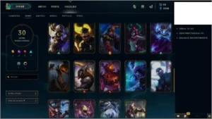 CONTA PRATA II MMR DE GOLD (NUNCA FOI BANIDA) + 30 SKINS - League of Legends LOL