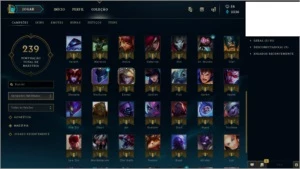 CONTA PRATA II MMR DE GOLD (NUNCA FOI BANIDA) + 30 SKINS - League of Legends LOL
