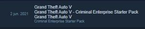 Steam com Grand Theft Auto V  (GTA 5)