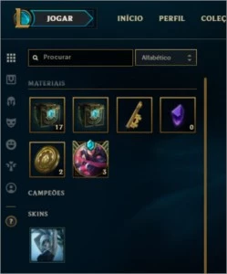Gold 2, level 46, 18 baus hextech - League of Legends LOL