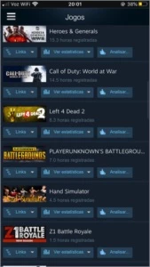 Conta da Steam com vários jogos