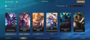 WILD RIFT - 297 Skins, 4 Miticas, 21 lendarias, nivel 175 - League of Legends: Wild Rift LOL WR